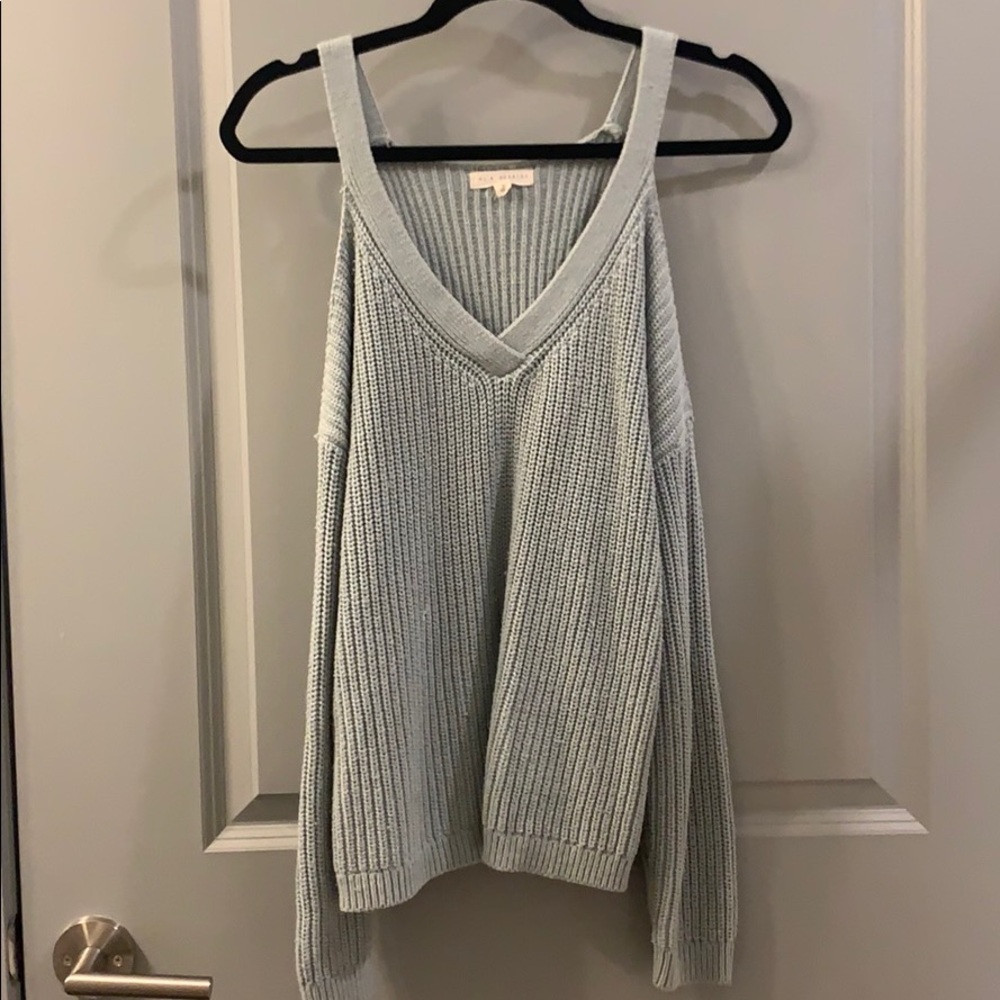 Light blue sweater